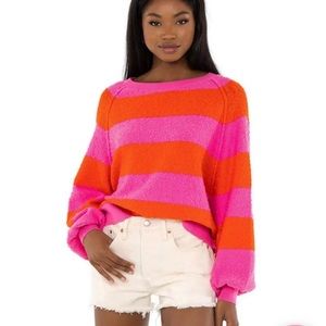 Free People Found My Friend Stripe Sweater